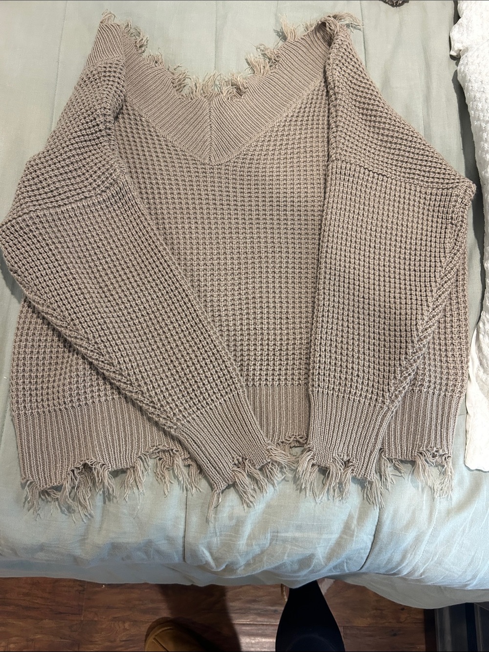 tan brownish shirt
